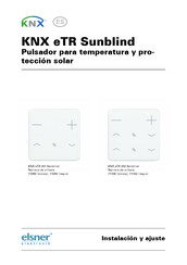 Elsner KNX eTR 202 Sunblind Instalacion Y Ajuste