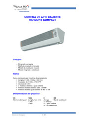 France Air HARMONY COMPACT Manual Del Usuario