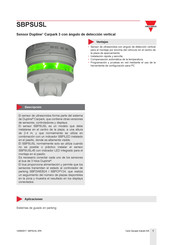 CARLO GAVAZZI Dupline Carpark 3 SBPSUSL Guia De Inicio Rapido