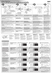 NEC VT465 Guia De Inicio Rapido