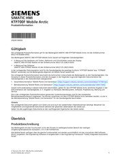 Siemens SIMATIC HMI KTP700F Manual Del Usuario