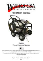 Wilks USA TX850 Manual De Instrucciones