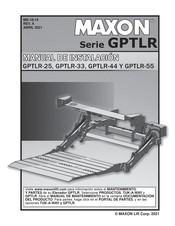 Maxon GPTLR-55 Manual De Instalación