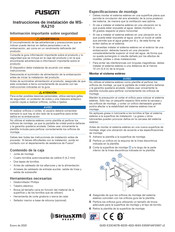 Fusion MS-RA210 Instrucciones De Instalación