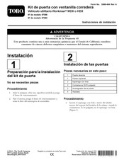 Toro 07356 Instrucciones De Instalación