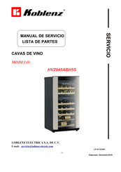 Koblenz HVZ040ABH5S Manual De Servicio