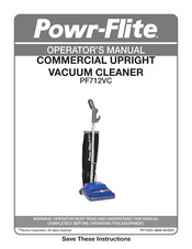 Powr-Flite PF712VC Manual Del Usuario