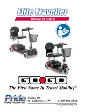 Pride Mobility Products Go-Go Elite Traveller Manual De Usario