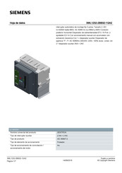 Siemens SENTRON Hoja De Datos