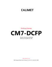 Calimet CM7-DCFP Instrucciones