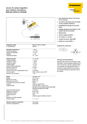 Turck BIM-UNT-AP6X-0,3-PSG3M Instrucciones De Montaje