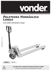 vonder PLV 156 Manual De Instrucciones