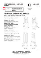 Graco A Serie Instrucciones - Lista De Piezas
