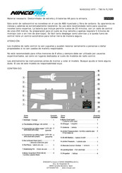 NINCOAIR NH92002 RTF Guia De Inicio Rapido
