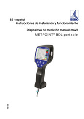 Beko METPOINT DBL portable Instrucciones De Instalación Y Funcionamiento