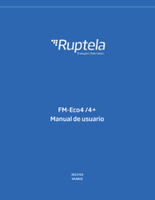 RUPTELA FM-Eco4 light 3G Manual De Usuario