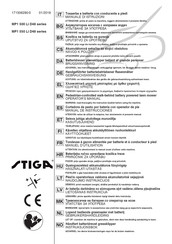 Stiga MP1 550 Li D48 Serie Traducción Del Manual Original