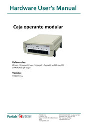 Panlab Harvard Apparatus LE1005 Serie Manual Del Usuario