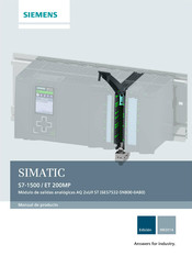 Siemens SIMATIC S7-1500 Manual De Producto