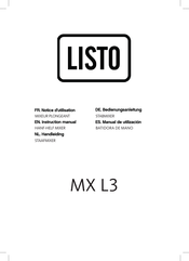 Listo MX L3 Manual De Utilización