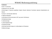 Technoline WS6462 Manual Del Usuario