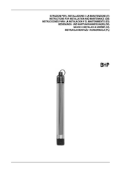 Mountfield BHP 4/8 Instrucciones Para La Instalación Y El Mantenimiento