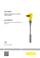 Vega BAR 87 Guía Rápida