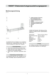 3B SCIENTIFIC PHYSICS 1002977 Instrucciones De Uso