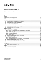 Siemens CU230P-2 Serie Primeros Pasos