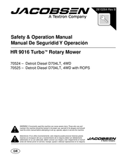 Textron 70524 Manual De Seguridad Y Operacion