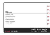 Solid State Logic X-Desk Guia De Instalacion