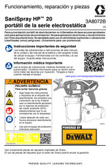 DeWalt 25T758 Funcionamiento, Reparación Y Piezas