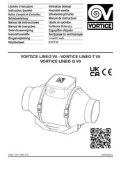 Vortice Lineo 200 T V0 Manual De Instrucciones