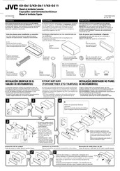 JVC KD-G511 Manual De Instalación