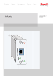 Bosch Rexroth IMpnio Manual Del Usuario