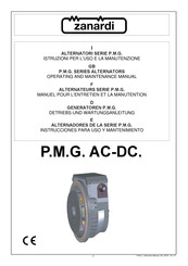 zanardi P M G Serie Instrucciones Para Uso Y Mantenimiento