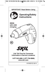 Skil 2354 Instrucciones De Funcionamiento Y Seguridad