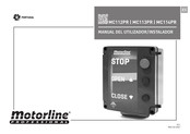 Motorline professional MC112PR Manual Del Utilizador