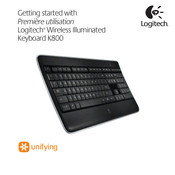 Logitech K800 Manual Del Usuario