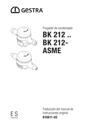 GESTRA BK212 Serie Traducción Del Manual De Instrucciones Original