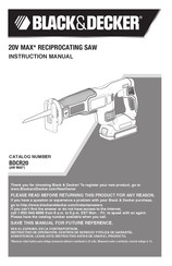 BLACK&DECKER BDCR20 Manual Del Usuario