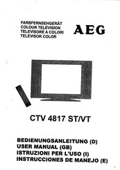 AEG CTV 4817 ST/VT Instrucciones De Manejo