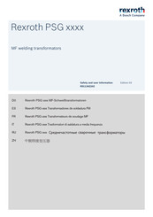 Bosch Rexroth PSG Serie Manual Del Usuario