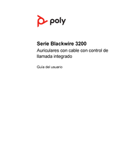 Poly Blackwire 3200 Serie Guia Del Usuario