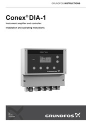 Grundfos Conex DIA-1 Instrucciones De Instalación Y Funcionamiento