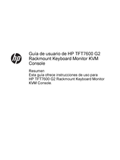 HP TFT7600 G2 Guía De Usuario