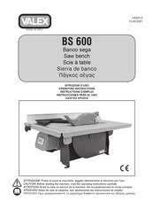 Valex BS 600 Instrucciones Para El Uso