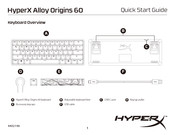 HyperX Alloy Origins 60 Guia De Inicio Rapido