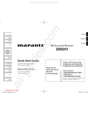 Marantz SR5011 Guia De Inicio Rapido