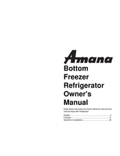 Amana Bottom BBI20 Manual De Propietario